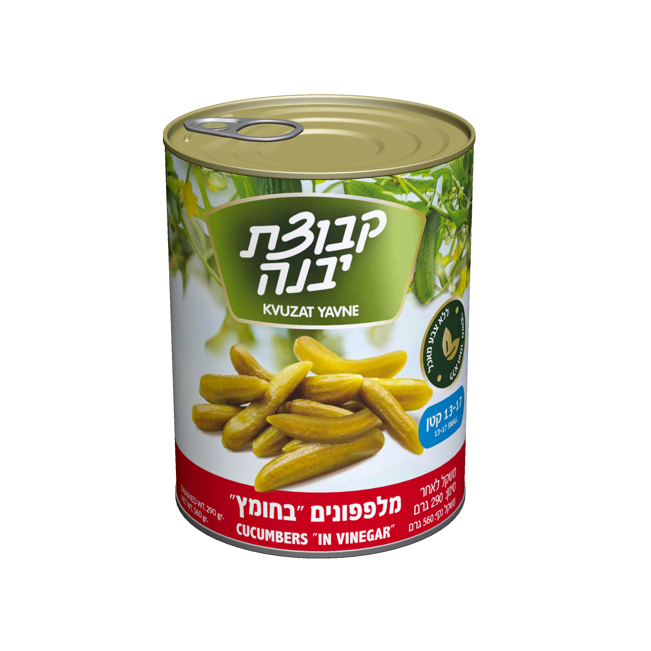 מלפפון בחומץ 13-17 יבנה