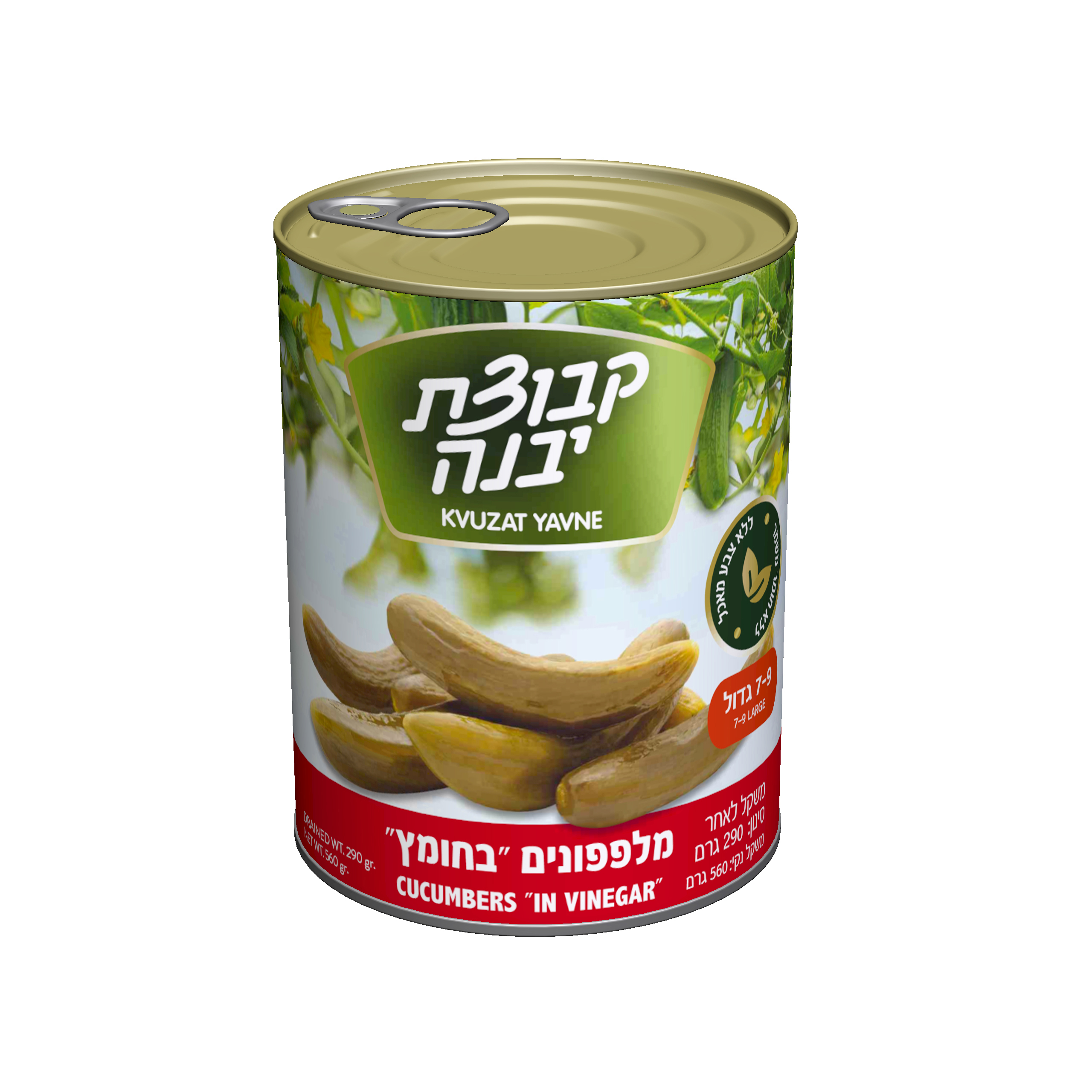 מלפפון בחומץ 7-9 יבנה