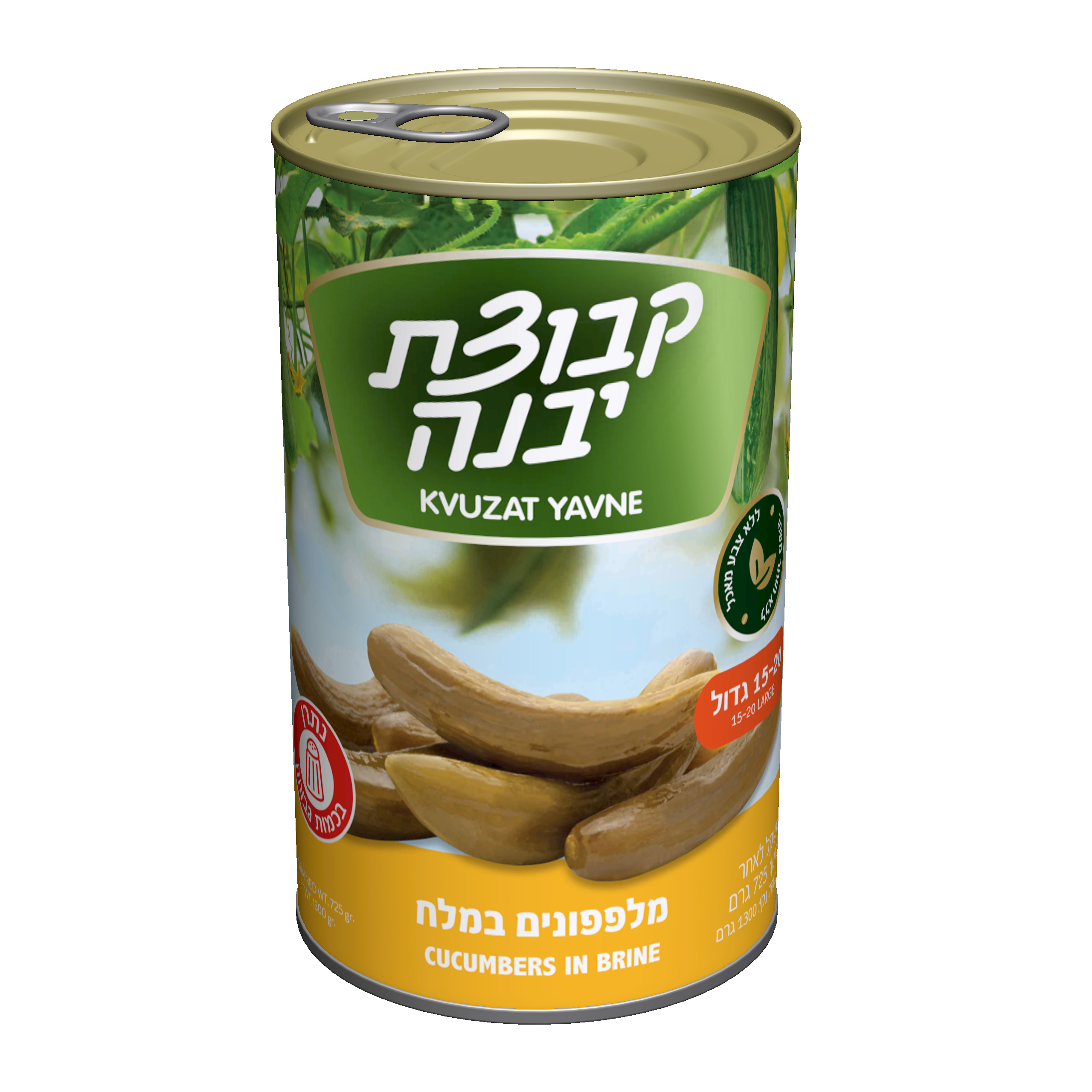 מלפפון במלח 15-20 יבנה