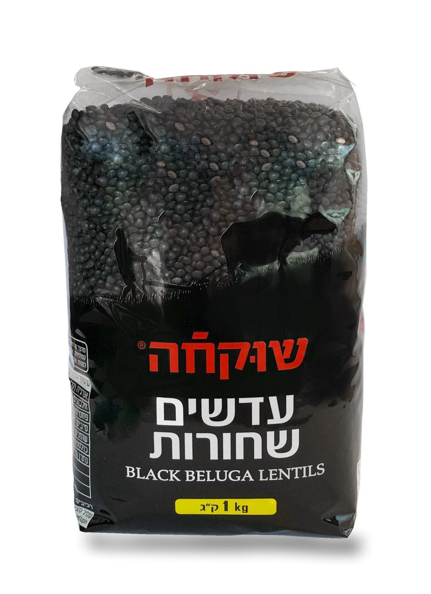 עדשים שחורות שוקחה