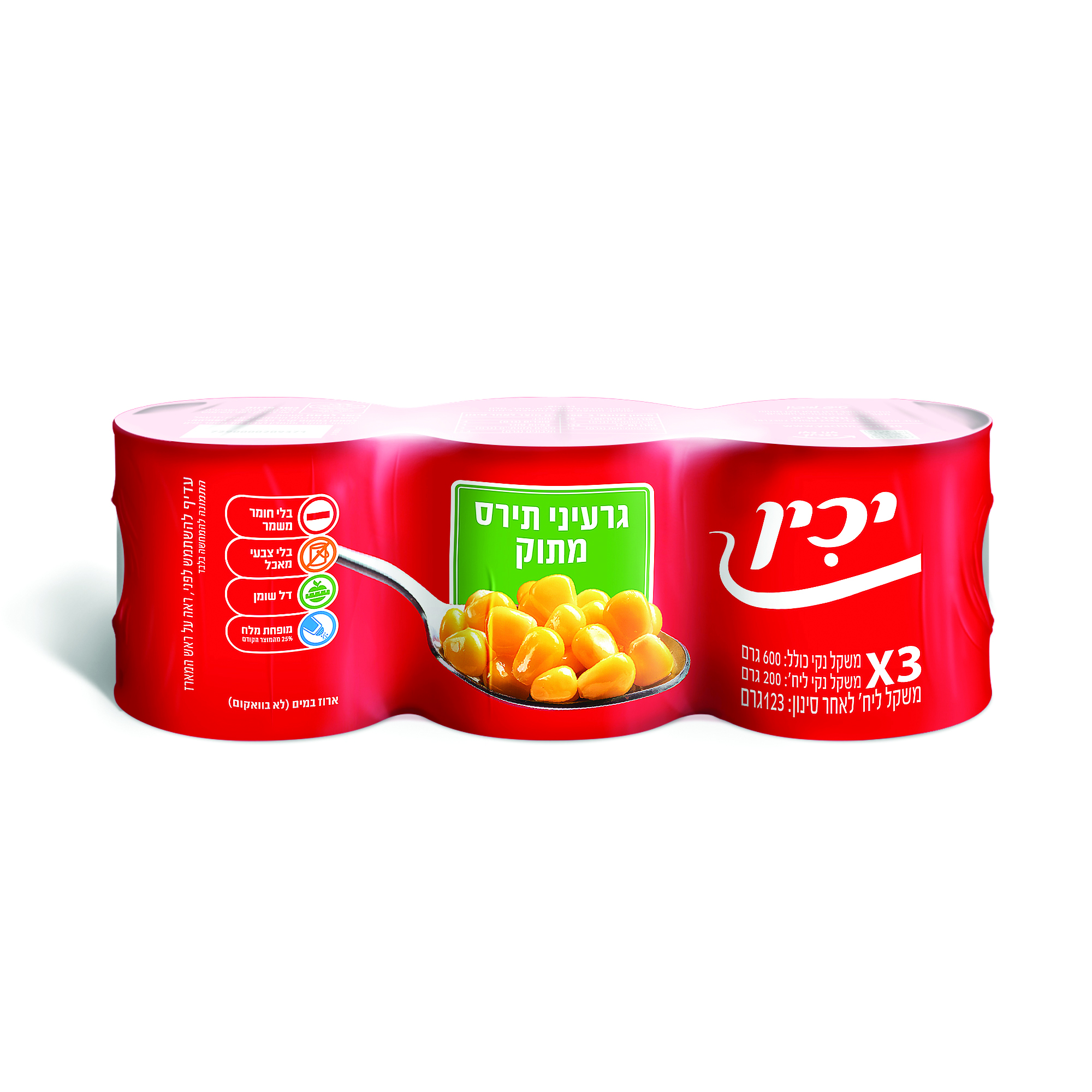 תירס 6OZ שלשות יכין